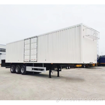 3 Axles Van Box Semi Trailer